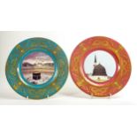 De Lamerie Fine Bone China special commission plates with images Of Mecca for Ahmed Zaki Yamani,