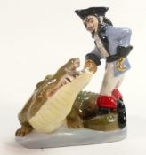 Wade prototype figure Peter Pan Collection Captain Hook. Limited edition, hand written to base "