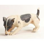 North Light large resin figure of a Jack Russell Terrier, height 17cm. This was removed from the