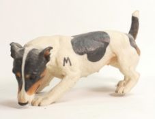 North Light large resin figure of a Jack Russell Terrier, height 17cm. This was removed from the