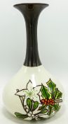 Lorna Bailey Winter vase 19cm high (tube lined) Limited edition 182/250, mark on base jo.