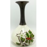 Lorna Bailey Winter vase 19cm high (tube lined) Limited edition 182/250, mark on base jo.