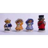 Wade Royal Bear figures including Princess Plushette, Prince George Tedward (marked Wade), Palace