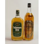 Tullamore Dew Irish Whisky 1litre & Grants 100 US Proof Scotch Whiskey 1 ltr(2)