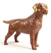 North Light large resin figure of a standing Labrador, height 34cm. This was removed from the