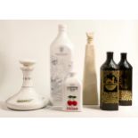 Wade modern Whisky & spirit decanters including Forest Whisky, Johnnie Walker, Copperhead etc. These