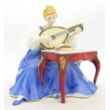 Royal Doulton limited edition figurine Lute HN2431 from the Lady Musicians series. Boxed.