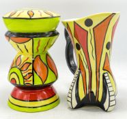 Lorna Bailey pieces x 2 - "Celebration Jug" limited edition 18/150 14cm high and "Citrene" large