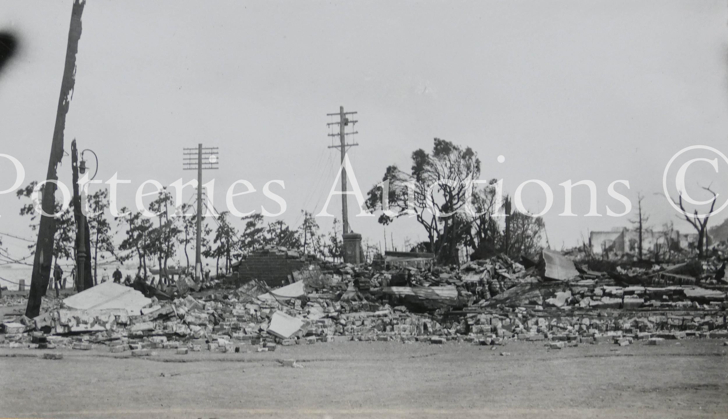 Photographs of the 1923 Great Kanto Earthquake in Japan. An interesting and rare private - Image 56 of 115