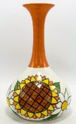 Lorna Bailey Summer vase 19cm high (tube lined) Limited edition 182/250 Mark on base F.