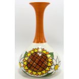 Lorna Bailey Summer vase 19cm high (tube lined) Limited edition 182/250 Mark on base F.