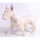 North Light large resin figure of an English Bull Terrier, height 22cm. This was removed from the