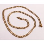 9ct gold 18 inch necklace, 3.7g.