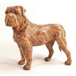North Light large resin figure of a Mastiff, height 21.5cm. This was removed from the archives of