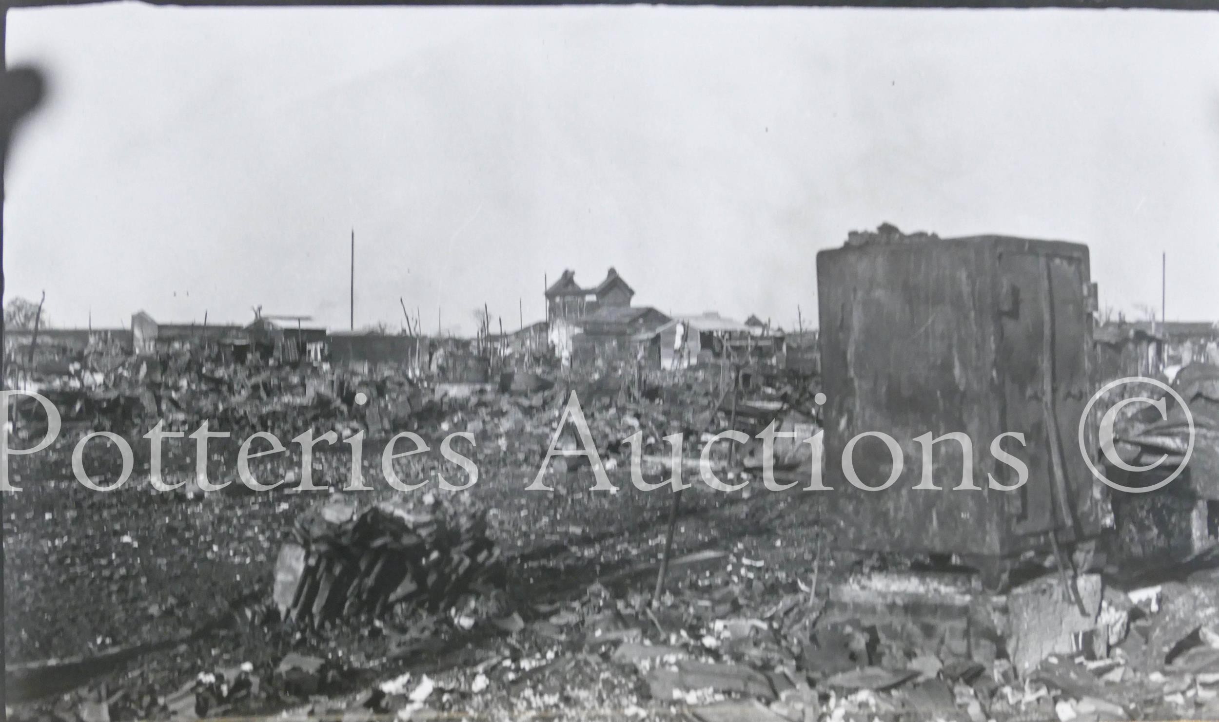 Photographs of the 1923 Great Kanto Earthquake in Japan. An interesting and rare private - Image 14 of 115