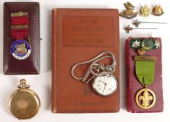 A collection of items belong to Harry Lister, Harry Lister was a personal friend of Baden Powell and