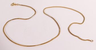 18ct gold 20 inch necklace, 6.5g.