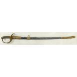 Circa 1889 Austro-Hungary model State Officials sword. The hilt has a double headed eagle. The