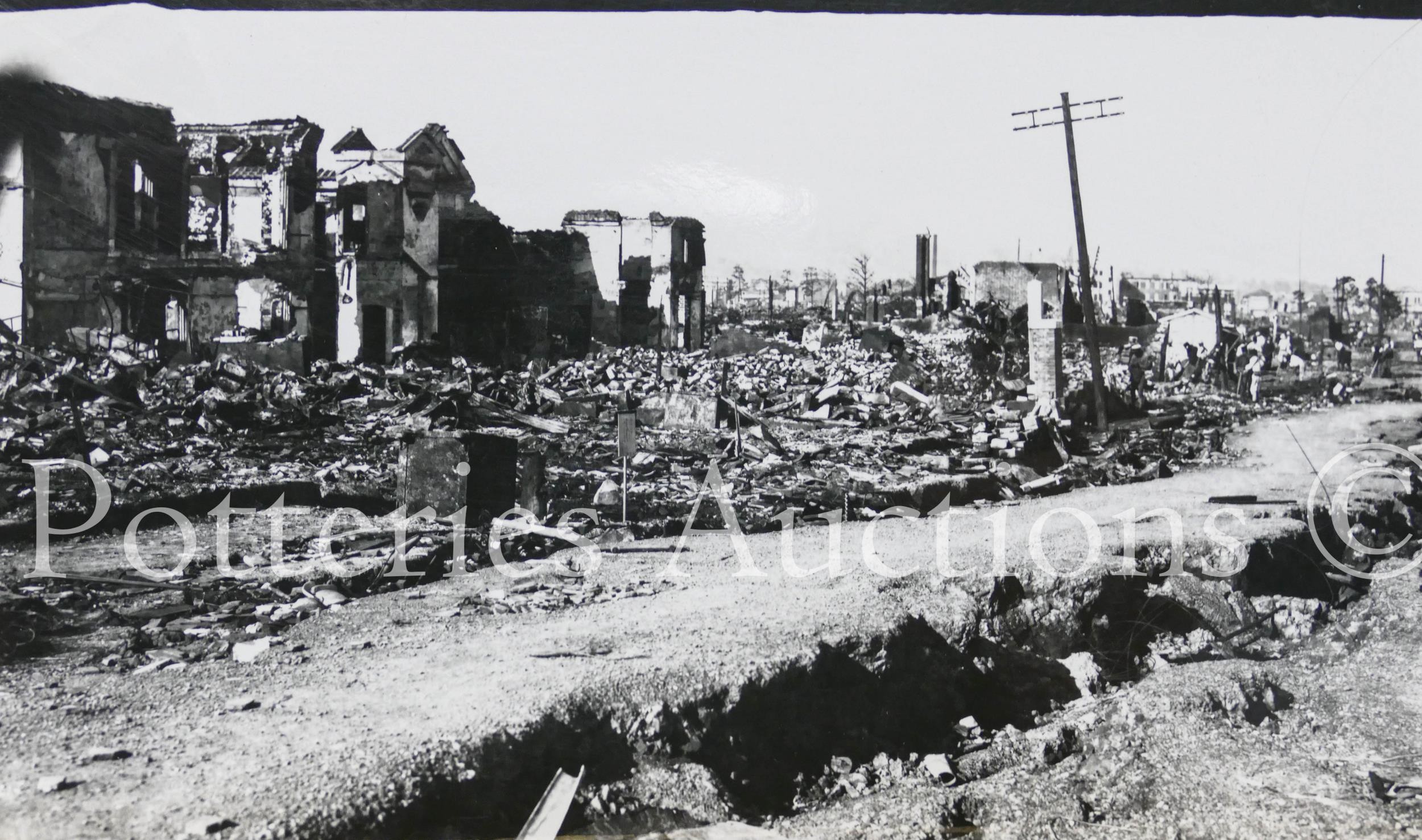 Photographs of the 1923 Great Kanto Earthquake in Japan. An interesting and rare private - Image 23 of 115