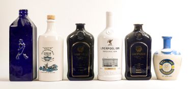 Wade modern Whisky & spirit decanters including Titanic, Islay, Liverpool Gin etc. These items