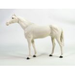 Rare Beswick painted white large Racehorse 1564.