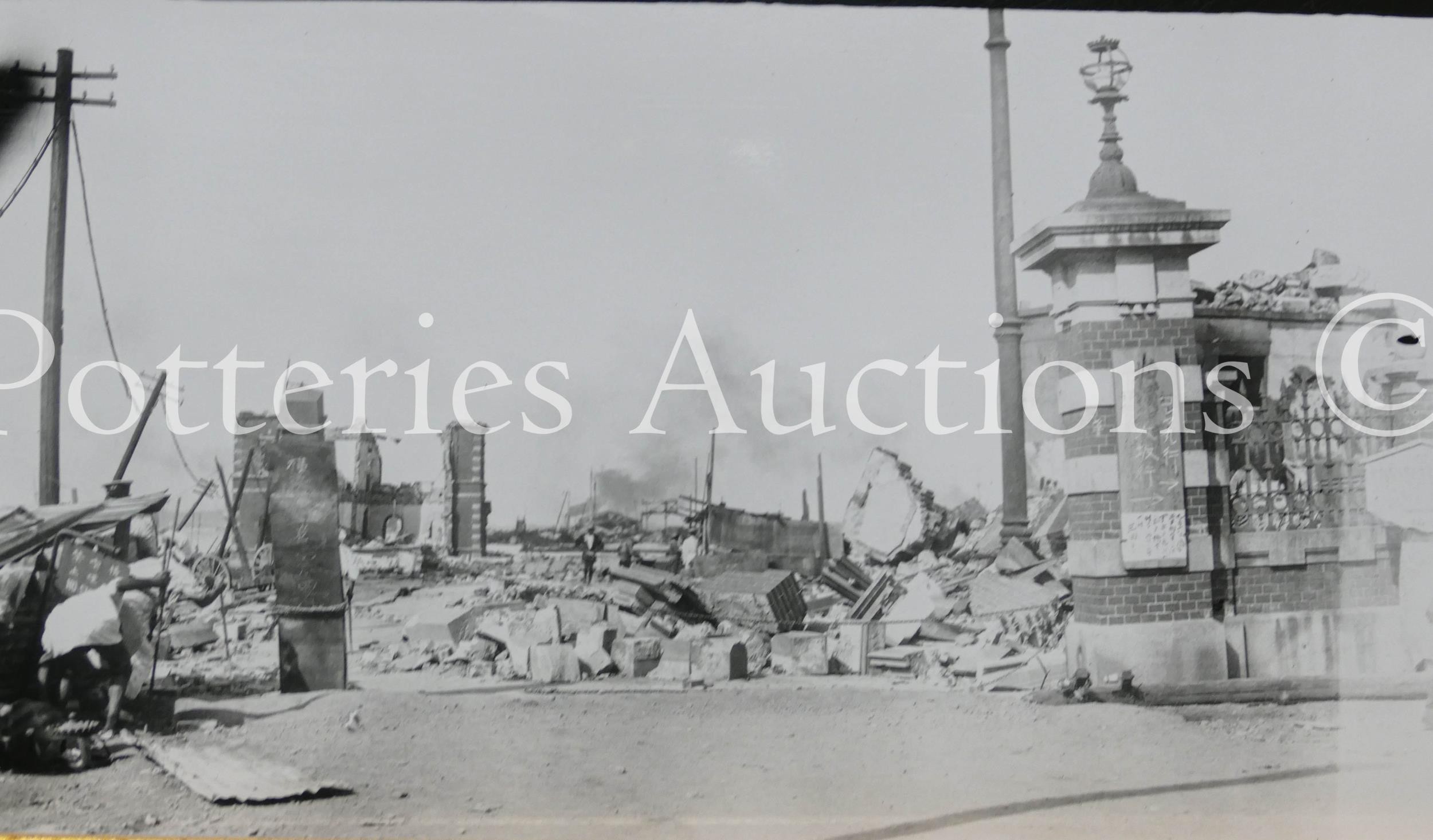 Photographs of the 1923 Great Kanto Earthquake in Japan. An interesting and rare private - Image 57 of 115