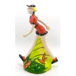 Lorna Bailey Art Deco Lady Figurine "Charlotte". Limited edition 1/100 22cm high. Mark on base "SB".