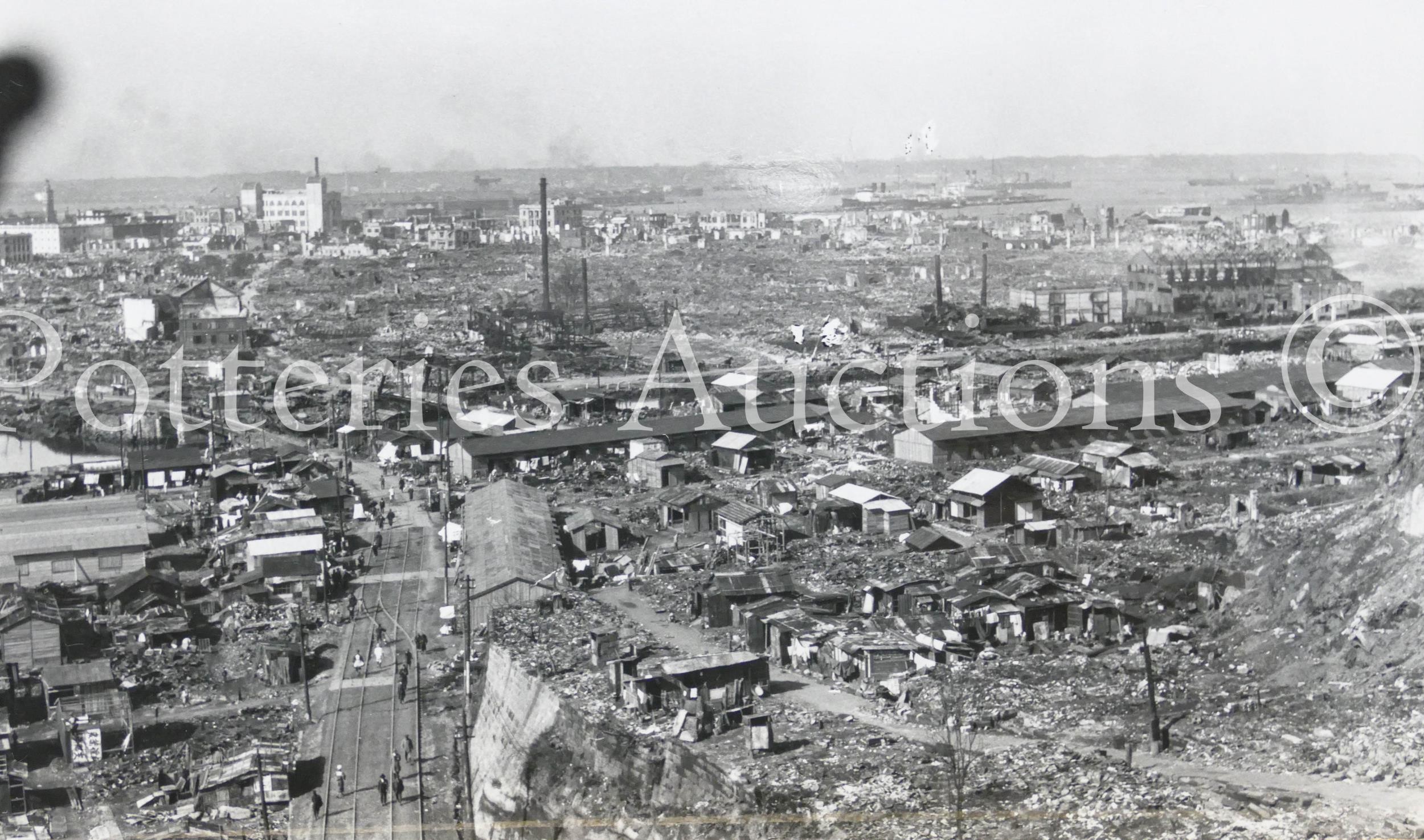 Photographs of the 1923 Great Kanto Earthquake in Japan. An interesting and rare private - Image 47 of 115