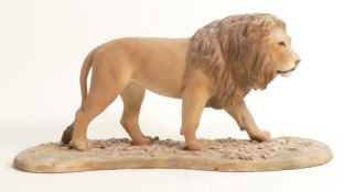 North Light large resin figure of a Lion, length 35cm. This was removed from the archives of the