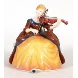 Royal Doulton limited edition figurine Violin HN2432 from the Lady Musicians series. Boxed