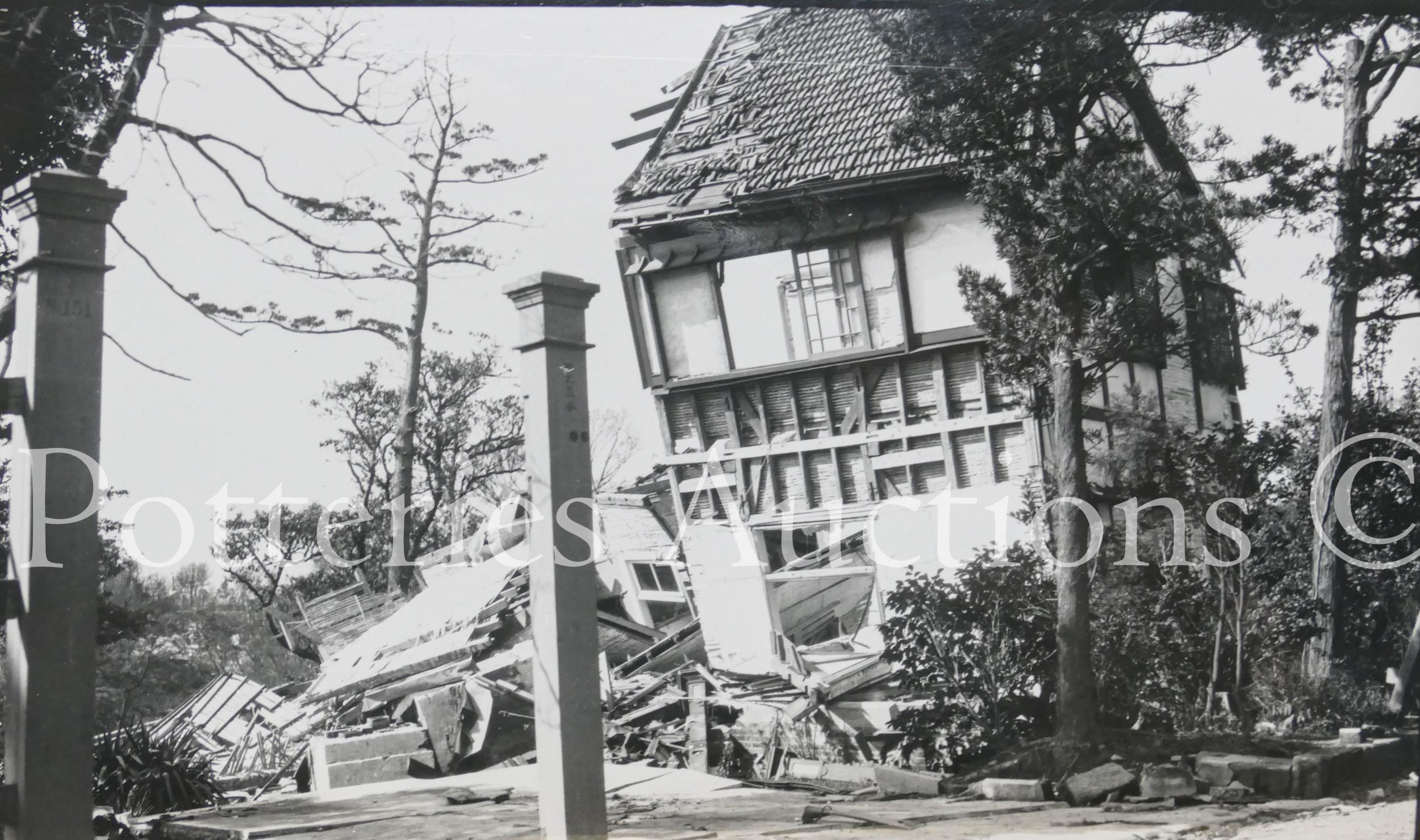 Photographs of the 1923 Great Kanto Earthquake in Japan. An interesting and rare private - Image 45 of 115