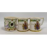 Spode & Wedgwood boxed commemorative tankards (3)