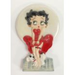 Wade approved prototype wall plaque Betty Boop, height 22.5cm. This was removed from the archives of