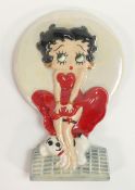 Wade approved prototype wall plaque Betty Boop, height 22.5cm. This was removed from the archives of