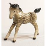 Beswick foal facing left 997 in rocking horse grey gloss.