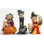 Wade Official Collectors Centre Betty Boop figures - Hubble Bubble (signed JW dated 24/09/05),