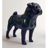 North Light large resin figure of a Pug, height 31.5cm. This was removed from the archives of the