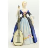 Royal Doulton limited edition figurine Chitarrone HN2700 from the Lady Musicians series. Boxed.