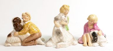 Wade Collectables limited edition figures - Welcome Home, Fireside Friend & Togetherness. These