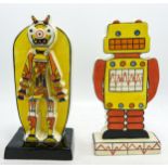 Two Lorna Bailey pieces - 'Deco Droid' limited edition 78/250, mark on base 'JW' 17.5cm high, plus a