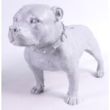 North Light large resin figure of a Staffordshire Bull Terrier, height 22cm. This was removed from