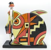 Lorna Bailey The Art Deco Lady Jug, 22cm high. Limited edition No 22/100 with certificate. Mark on