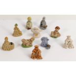 A collection of Wade Whimsies marked in marker pen Issue 1 & dated 9/4/01. These items were