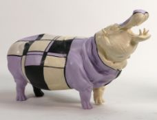 North Light large resin figure of a Hippo, height 21.5cm. This was removed from the archives of
