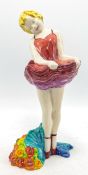 Lorna Bailey Art Deco Lady Figurine 'Tutu'. Limited edition 1/100 16cm high. With certificate.