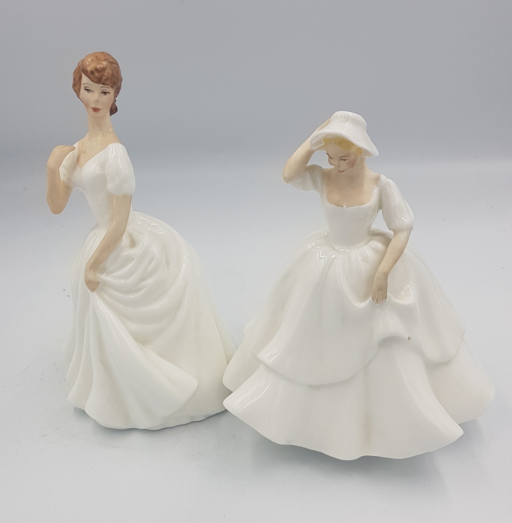 Royal Doulton lady figures to include Samantha HN2954 (1st), Patricia HN2715 (1st)(2).
