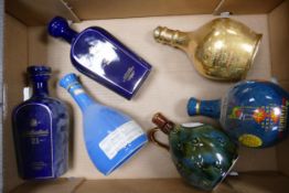 A collection of Wade Whiskey & Spirit Ceramic bottles to include Ballantine's , Black Prince,