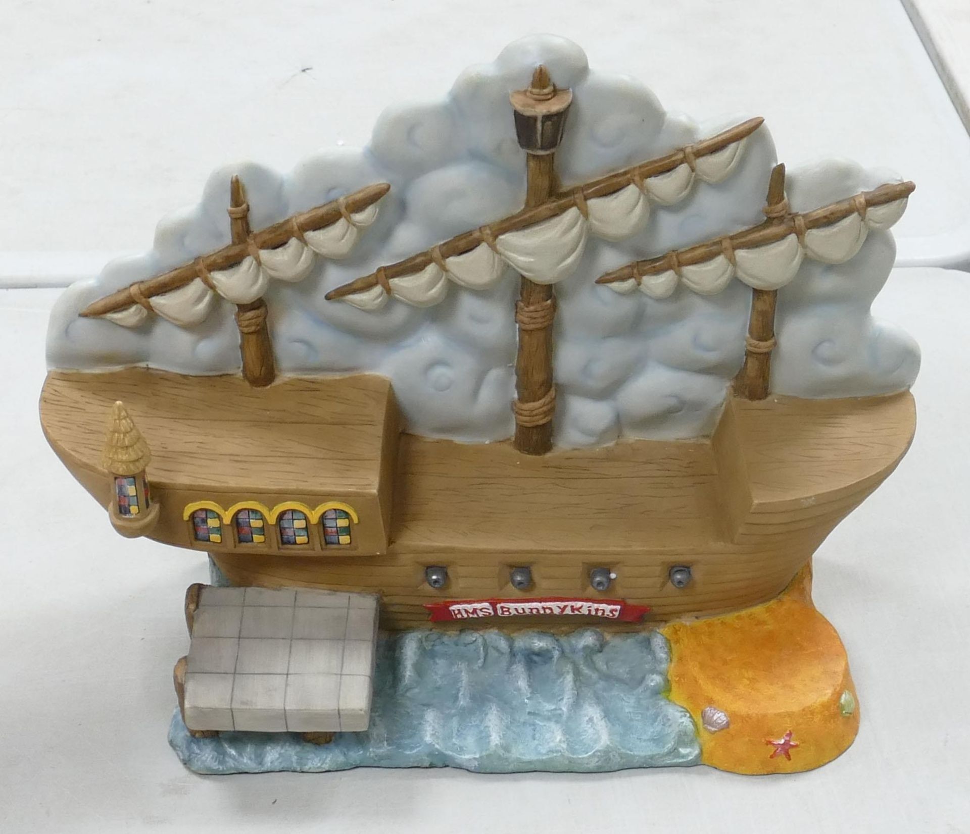 Royal Doulton Bunnykins Shipmates collection base. Boxed