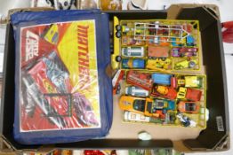 A large collection of Lesney Matchbox & similar small scale toy cars