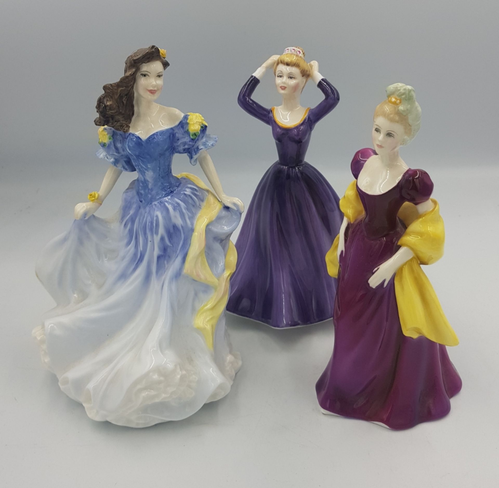 Royal Doulton lady figures to include Rebecca HN4041 (2nd), Lorretta HN2337 (1st) and Royal